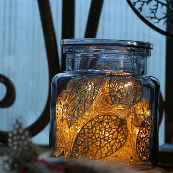 ■在庫限り・入荷なし■ ガーランド ライト リーフ 10球 キャンプ 電池式 LED ダルトン DU ...