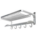 キッチンラック シンク上 ダルトン ALUMINUM WALL RACK キッチンツールラック ( DULTON シンクラック ウォールラック ワイヤーラック 調味料ラック 棚 マルチラック 浮かせる収納 壁面 キッチンツール 掛ける フック 壁掛け アルミ )【3980円以上送料無料】