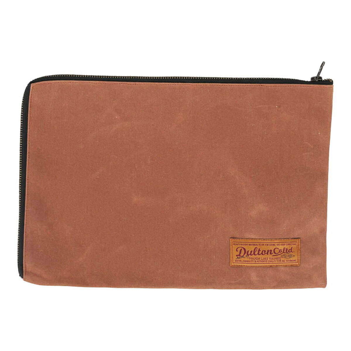 ポーチ ダルトン WAX CANVAS TOOL POUCH Lサイズ フラットポーチ （ DULTON マルチポーチ A4 タブレット 収納 小物 持ち運び ケース かばん 鞄 書類 ガジェットケース インナーバッグ バッグインバッグ おしゃれ メンズ レディース ）【3980円以上送料無料】 colorfulbox-10174072 お弁当グッズのカラフルボックス サンプル画像3