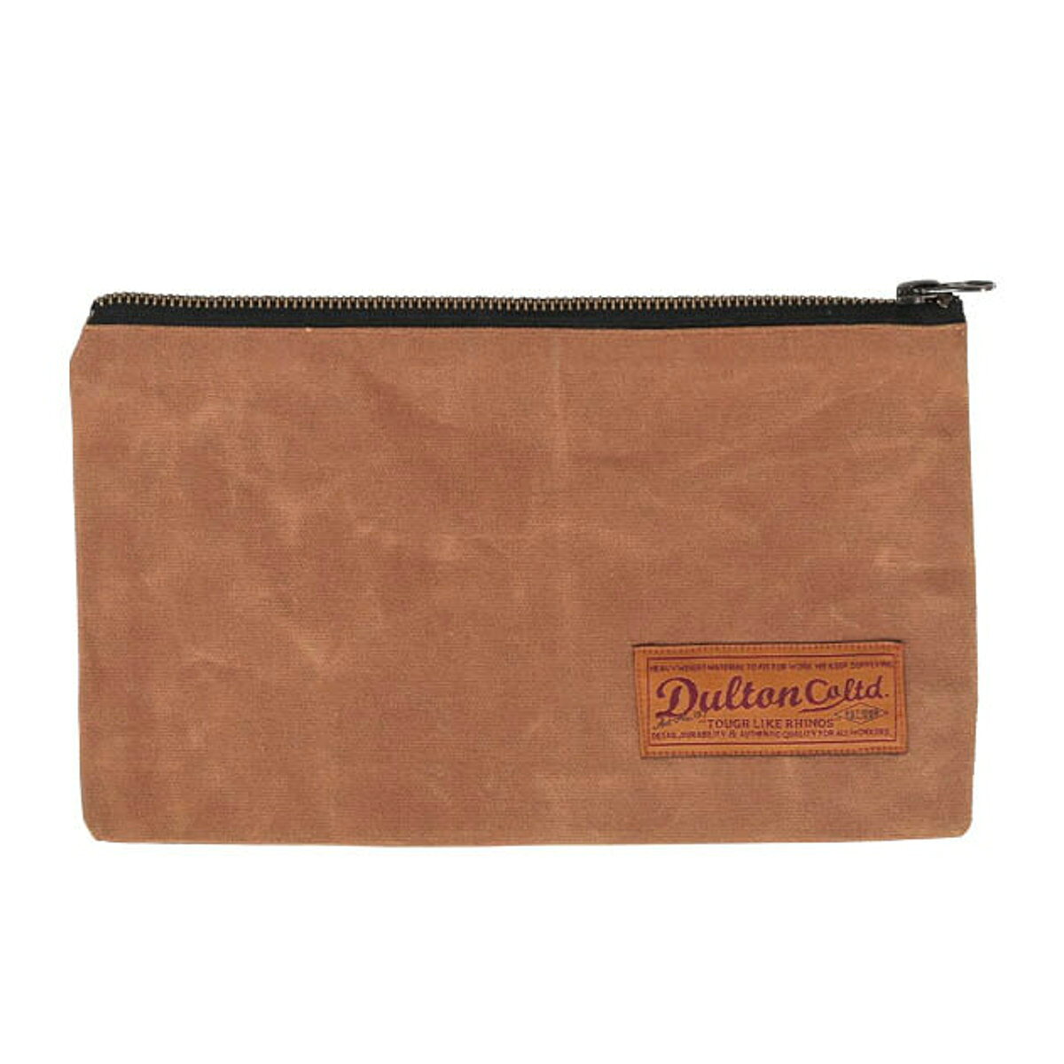 ポーチ ダルトン WAX CANVAS TOOL POUCH Sサイズ フラットポーチ （ DULTON 小物入れ マルチポーチ 小物収納 持ち運び ケース かばん 鞄 ガジェットケース 収納 小物 バッグ ファスナー おしゃれ メンズ レディース ）【3980円以上送料無料】 colorfulbox-10174073 お弁当グッズのカラフルボックス サンプル画像3
