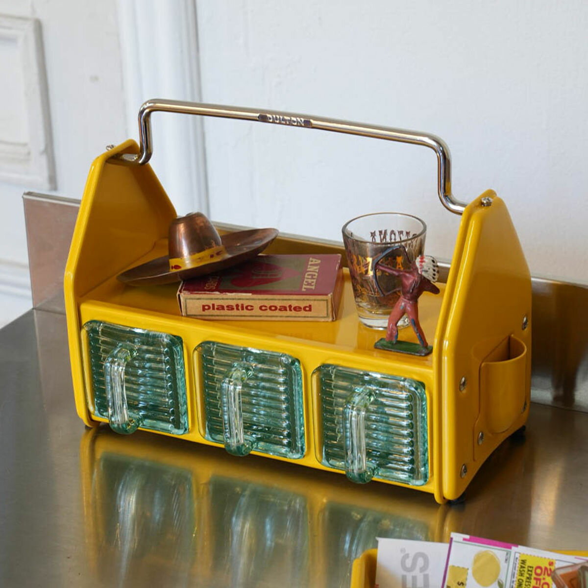 ダルトン 調味料ラック TABLE ORGANIZER （ DULTON スチール 小物収納 スパイスラック 調味料ケース 収納 スタンド ガラス 収納ラック 調味料入れ ストッカー ガラスポット 持ち運び おしゃれ キッチン 洗面所 文具 ）【3980円以上送料無料】