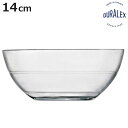 デュラレックス ボウル 14cm LYS BOWL リスボウル 強化ガラス ( DURALEX 食洗機対応 電子レンジ対応 デザートボウル サラダボウル ガラス製 全面物理強化ガラス シリアル フルーツ デザート 丈夫 シンプル おしゃれ )【3980円以上送料無料】