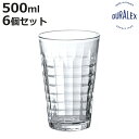 DURALEX デュラレックス プリズム 500ml 6個セット ( PRISME 食洗機対応 電子レンジ対応 ガラス 耐熱ガラス 食器 グラス おしゃれ かわいい シンプル クリア 耐熱 アイスコーヒー ホット ガラスコップ 丈夫 洋食器 )【3980円以上送料無料】