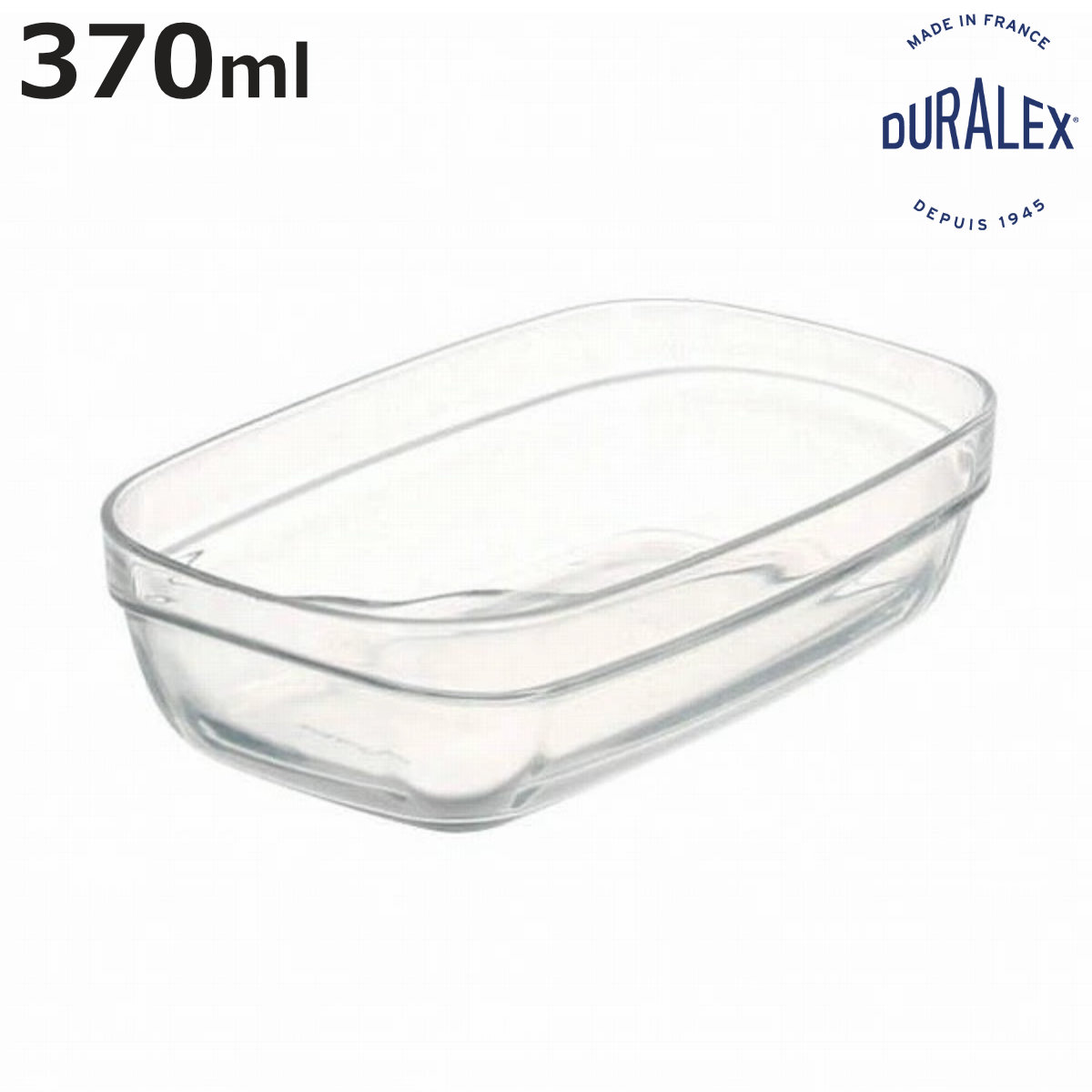 DURALEX デュラレックス カレボウル 370cc フタ付き （ 食洗機対応 電子レンジ対応 サラダボウル シリアルボウル ガラス食器 全面物理強化ガラス サラダ ヨーグルト フルーツ レトロ 耐熱性 においつきにくい 割れにくい 370ml ）【39ショップ】