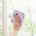 クロス 窓掃除 マイクロファイバー チェリー ( スポンジクロス 窓ふき 窓 拭き 拭き掃除 窓そうじ 鏡 ほこり取り 窓ガラス掃除 ピカピカ サッシ レール ...