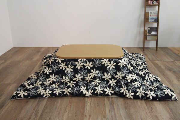 こたつ布団 厚掛け 200×240cm 長方形 日本製 綿100% 消臭 こたつ 布団 ( 送料無料 コタツ布団 こたつ掛け布団 こたつふとん 炬燵 コタツ 抗菌 厚手 花柄 ふとん おしゃれ 国産 あったかい キルティング 厚掛け布団 ) 【3980円以上送料無料】 [2]