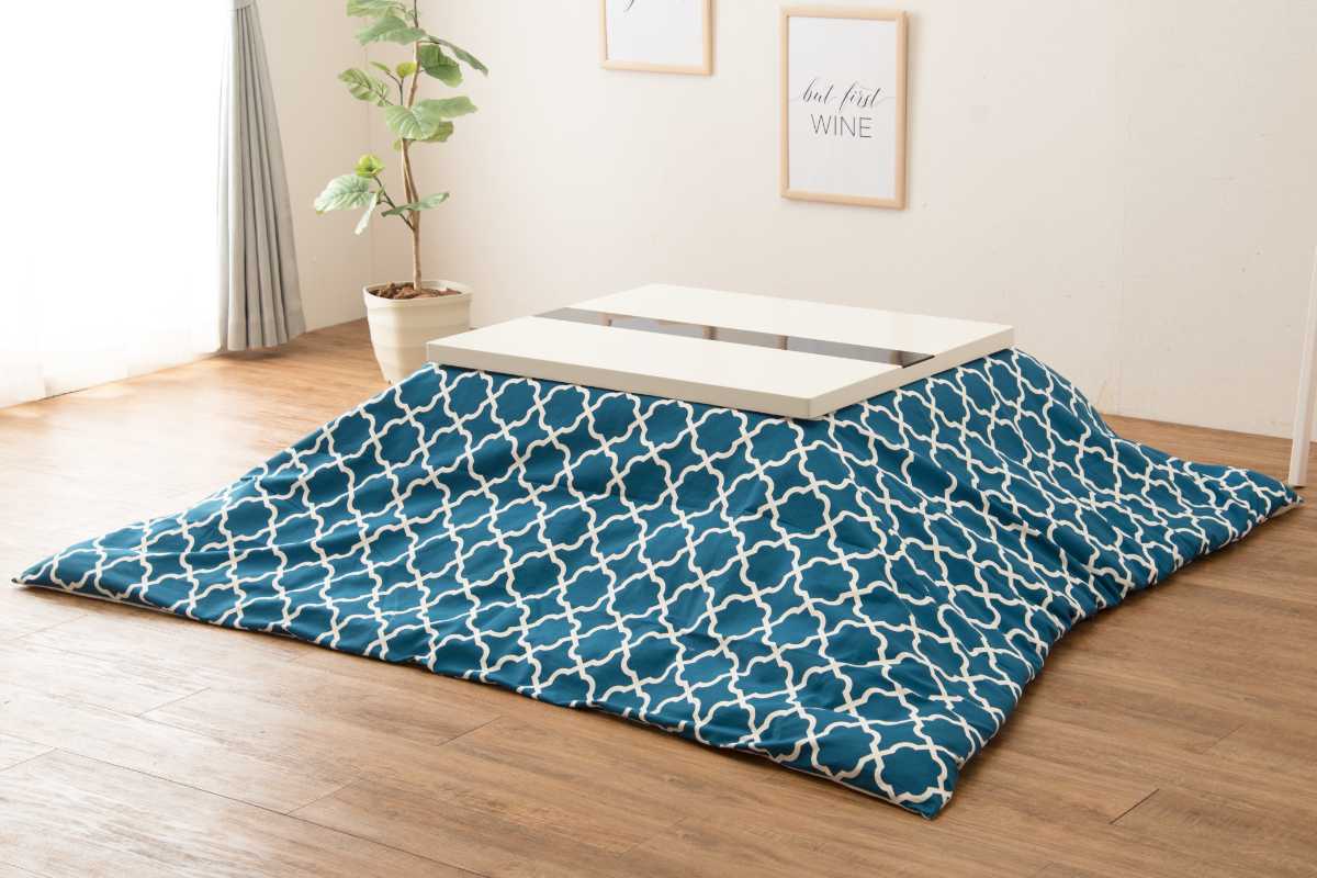 こたつ布団カバー 210×310cm 長方形 綿100% 日本製 ( 送料無料 こたつ布団 カバー コタツ布団 洗える コタツ布団カバー こたつカバー コタツカバー 幾何学模様 大判 おしゃれ 国産 紐付き 静電気 炬燵カバー 掛け布団カバー 洗濯 ) 【3980円以上送料無料】 [3]