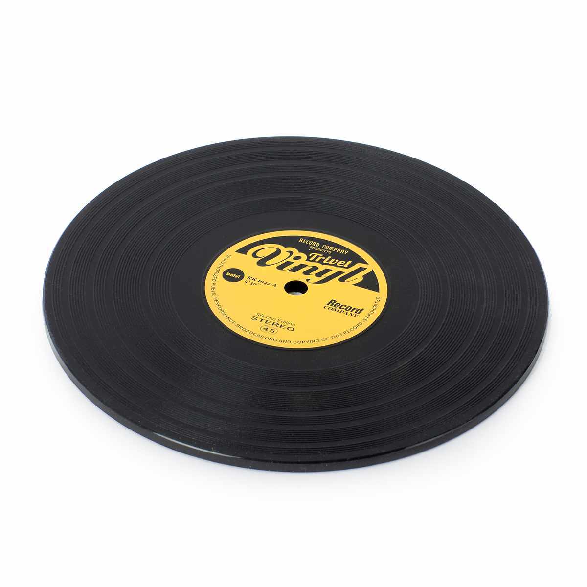 鍋敷き balvi トリベット レコード シリコン ( なべ敷き 鍋しき なべしき レコード型 ユニーク おしゃれ かわいい 便利 卓上 キッチン インテリア ...