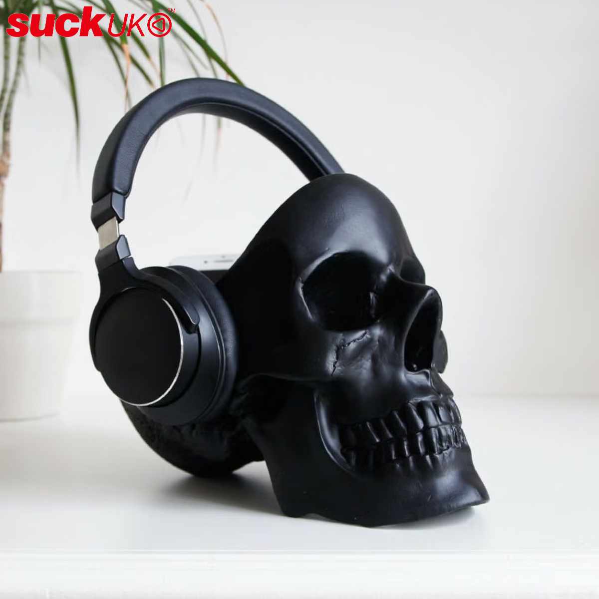 SUCK UK トレイ 小物収納 スカル マルチオーガナイザー 骸骨 （ サックユーケー 頭蓋骨 アクセサリー収納 マルチ 収納 インテリア デスク収納 玄関 オブジェ ディスプレイ ギフト プレゼント リビング ブラック ）【3980円以上送料無料】