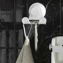 Umbra フック シェーバーホルダー アドヒーシブ ( アンブラ シェーバー スタンド ホルダー 収納 シェーバー置き バス 洗面所 キッチン 剃刀 ホワイト...