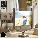 Umbra フォトフレーム ウィッシュボーン フォトディスプレイ ( 2L KG 写真立て フレーム フォトスタンド 縦 横 おしゃれ 卓上 写真 ガラス 写真...