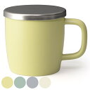 マグカップ フタ付 325ml Brew in Mug ブリューインマグ 陶器 （ ティーカップ カップ コップ 茶こし 茶漉し ストレーナー フィルター付き 1人用 ストレーナー付き ふた付き 蓋 紅茶 ハーブティー 1杯分 おしゃれ ） 【3980円以上送料無料】