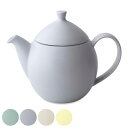 ティーポット 946ml Dew デュー 陶器 ( 紅茶ポット ポット ストレーナー付き 茶こし ティーサーバー 紅茶 雫型 ペールカラー おしゃれ お茶用品 ティーウェア ハーブティー ) 【3980円以上送料無料】
