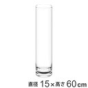花瓶 割れないガラス PVシリンダー 直径15×高さ60cm ( 花びん 花器 シリンダー フラワーベース 透明 割れない 円筒 円柱 ポリカーボネート キャニスター クリア 花 植物 切花 フェイク グリーン 枝 インテリア おしゃれ )【3980円以上送料無料】