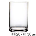 花瓶 PVシリンダー 直径20×高さ30cm ポリカーボネイト ( 送料無料 花びん 花器 フラワーベース 透明 割れない 丸 鉢 植木鉢 円筒 円柱 ポリカーボネート プラ クリア 花 植物 切花 花束 インテリア おしゃれ ) 【3980円以上送料無料】