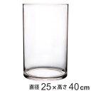 花瓶 PVシリンダー 直径25×高さ40cm ポリカーボネイト ( 送料無料 花びん 花器 フラワーベース 透明 割れない 丸 鉢 植木鉢 円筒 円柱 ポリカーボネート プラ クリア 花 植物 切花 花束 インテリア おしゃれ ) 【3980円以上送料無料】