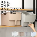 キッチン収納ケース 吊り戸棚ボックス スリム ワイド 単品・4個セット・6個セット ( 浅型 深型 幅12.8cm 幅18.5cm 幅24cm キッチンストッカ...