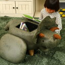 アニマルスツール 恐竜 収納 スツール 動物 椅子 キッズ イス チェア オットマン ダイナソー ( 足置き 腰掛け チェアー 収納スツール アニマル 収納付き...