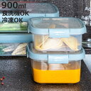 保存容器 Smart Fresh スマートフレッシュ 正方形 900ml ( キャニスター 食品保存容器 プラスチック容器 フードストッカー レンジ対応 食洗機...