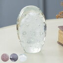 ガラスインテリアオブジェ(Glass interior objects) 泡 S ( ガラス オブジェ 置き物 気泡 バブル ガラス細工 玄関 コンパクト クリ...