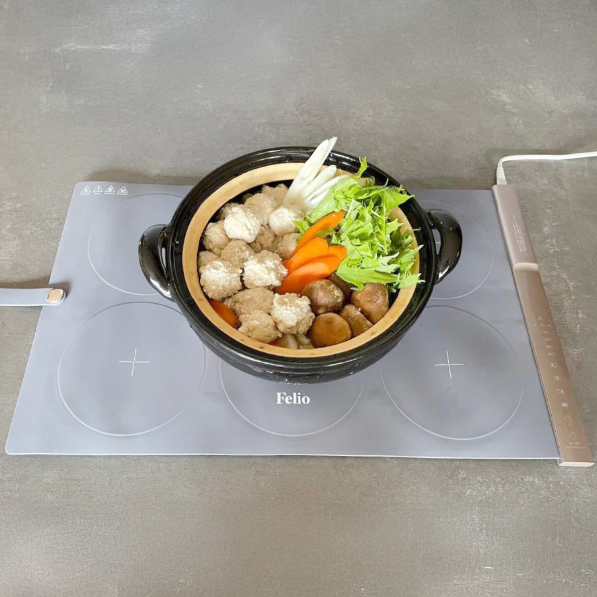 食卓用フードウォーマー セパレートタイプ Felio （ フェリオ 保温プレート 料理 保温 シート 卓上 マ..