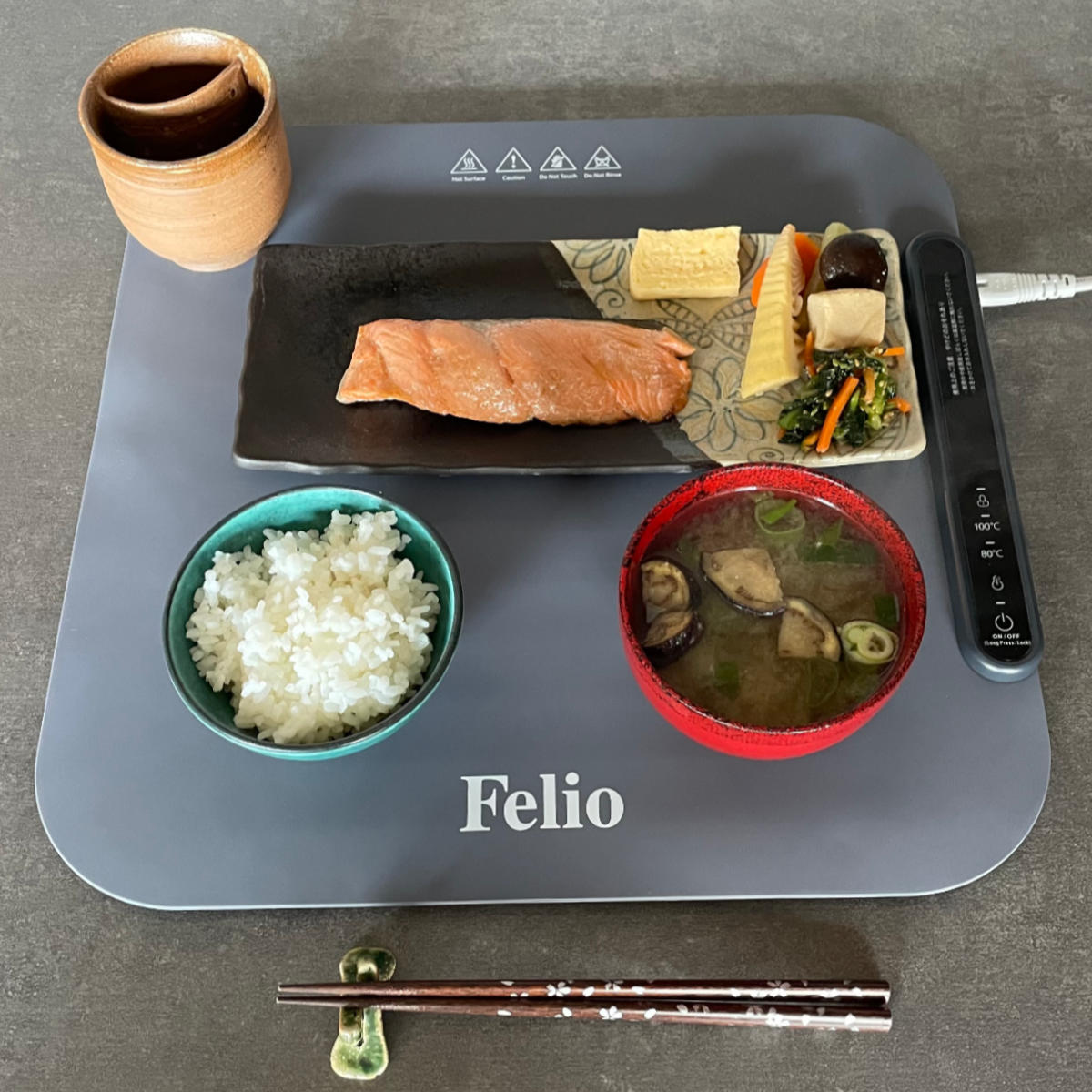 食卓用フードウォーマー 正方形 Felio （ フェリオ 保温プレート 料理 保温 シート 卓上 マット ランチ..