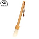 Redecker レデッカー ほこり取り ファニチャーブラシ 19cm ( 山羊毛ブラシ 木製 小さい ミニ すき間掃除 豚毛 かため ハンディ ドイツ製 おし...