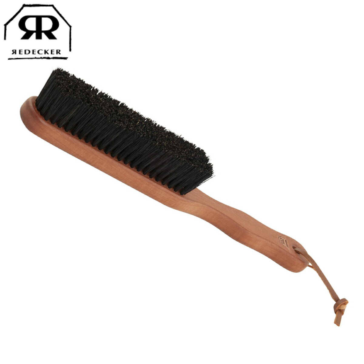Redecker レデッカー 洋服ブラシ 豚毛 黒毛 ( ブラシ クリーナー 毛玉 とり 服 衣服 ケア ケア用品 お手入れ おしゃれ ドイツ製 柄付き 豚毛ブ...