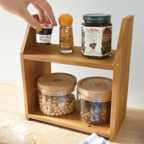 調味料ラック キッチンオープンラック tidily （ スパイスラック キッチン ラック 調味料収納 小物入れ..