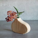 花瓶 welms ウッドベース A 一輪挿し ( 花ビン 花びん 花器 ベース フラワーベース フラワー 花 飾る 花入れ 木製 モミの木 ガラス ガラス製 クリア 透明 おしゃれ )【3980円以上送料無料】