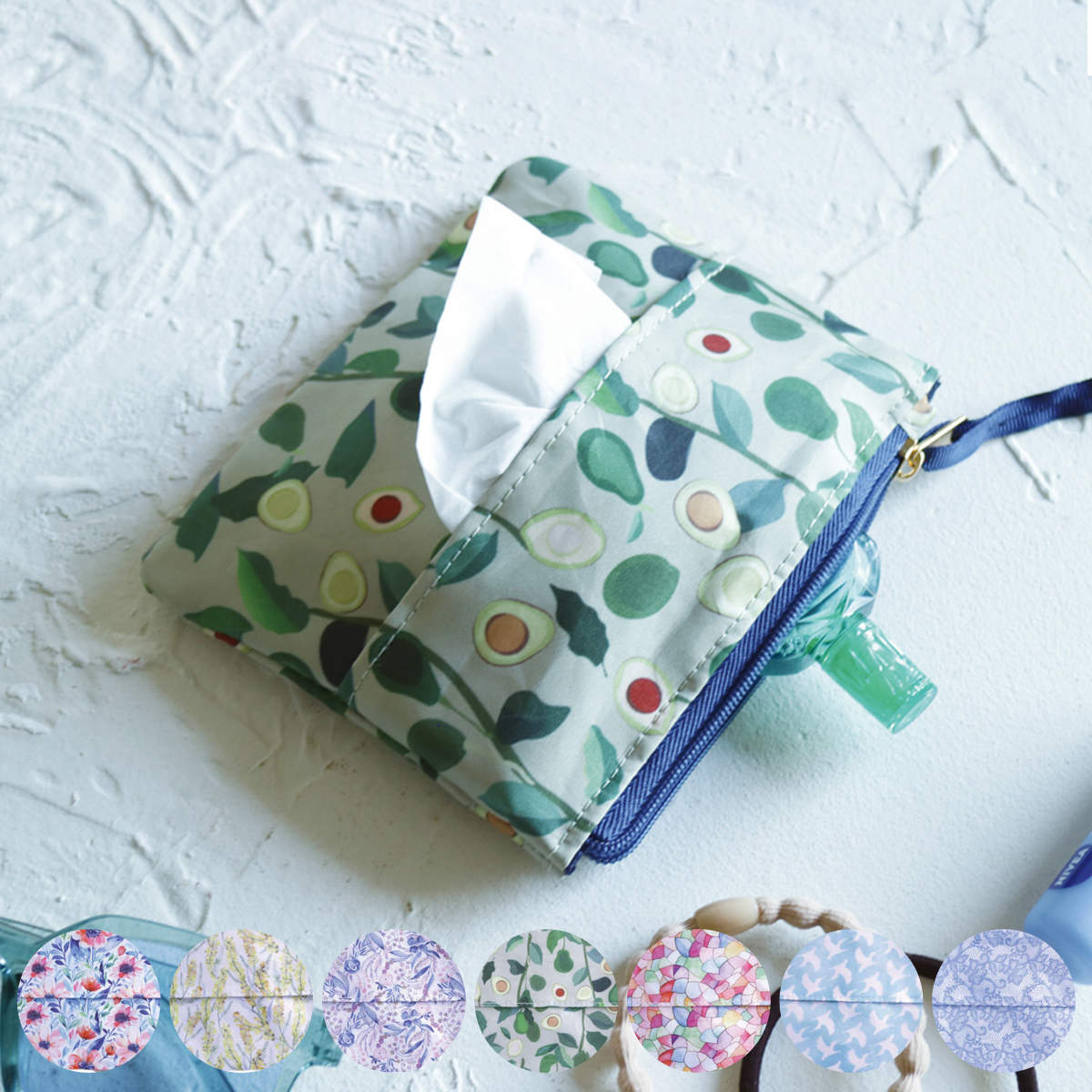 小物入れ ティッシュポーチ Natti T-Pouch 26 （ ポケットティッシュケース ポーチ かわいい ミニポーチ コンパクト 持ち運び 花柄 プレゼント ギフト レディース ティッシュケース ファスナー 布 おしゃれ お出かけ ）【3980円以上送料無料】 colorfulbox-10199669 お弁当グッズのカラフルボックス パッケージ画像