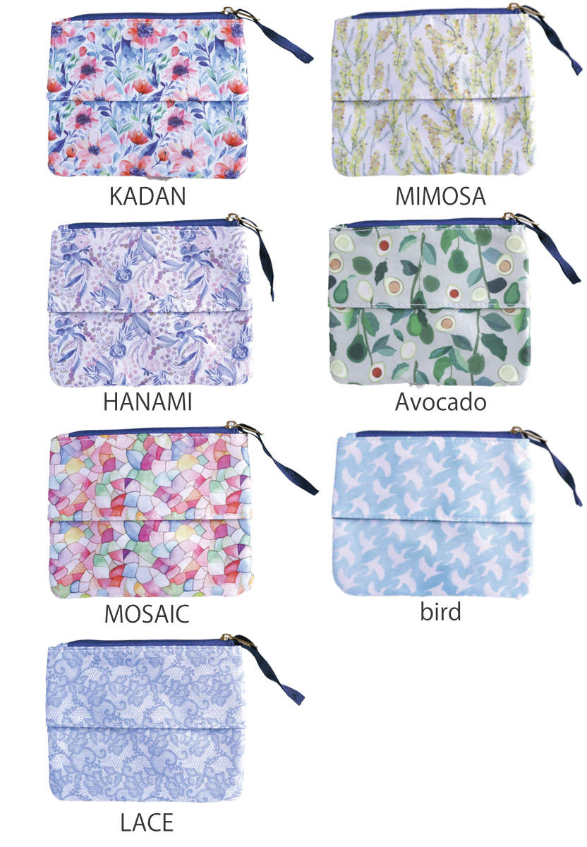 小物入れ ティッシュポーチ Natti T-Pouch 26 （ ポケットティッシュケース ポーチ かわいい ミニポーチ コンパクト 持ち運び 花柄 プレゼント ギフト レディース ティッシュケース ファスナー 布 おしゃれ お出かけ ）【3980円以上送料無料】 colorfulbox-10199669 お弁当グッズのカラフルボックス サンプル画像2