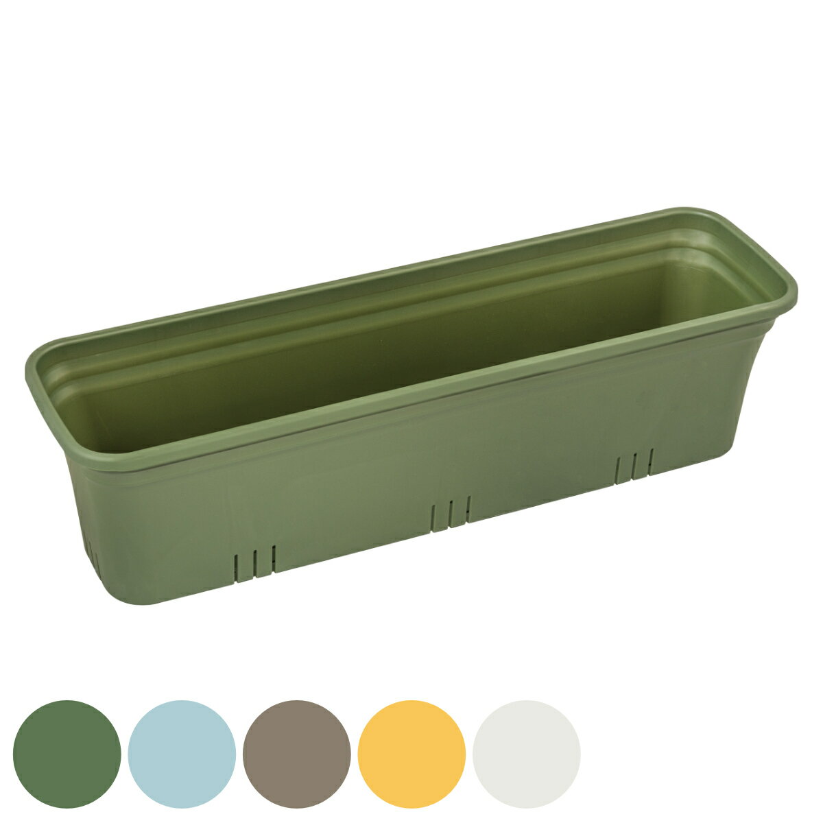 プランター テラスプランター 9L （ 植木鉢 フラワーポット プラントポット プランターポット 鉢 鉢植え 長方形 植え替え おしゃれ 観葉植物 多肉植物 サボテン 園芸 水抜き穴 スリム型 日本製 ）【3980円以上送料無料】