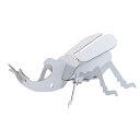 工作キット ダンボール製 hacomo kids カブトムシ ( ダンボール 段ボール おもちゃ ペーパークラフト 工作 子ども キッズ 組み立て 手作り キット 組立 作る 簡単 リサイクル エコ 立体的 本格的 お絵描き 色塗り ) 【3980円以上送料無料】