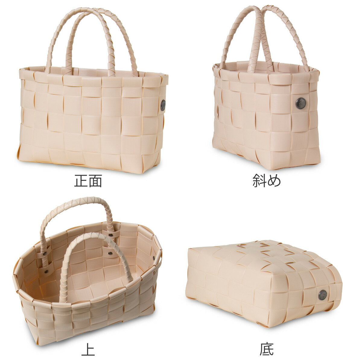 ハンドバッグ Handed By ハンデッドバイ MONACO 手編み （ かごバッグ メルカドバ...