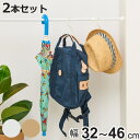 突っ張り棒 取付幅:32〜46cm ミニSS 突ぱりスマートポール 細タイプ 同色2本セット ( つっぱり棒 伸縮棒 つっぱり 棒 収納 カーテンポール 小物掛...