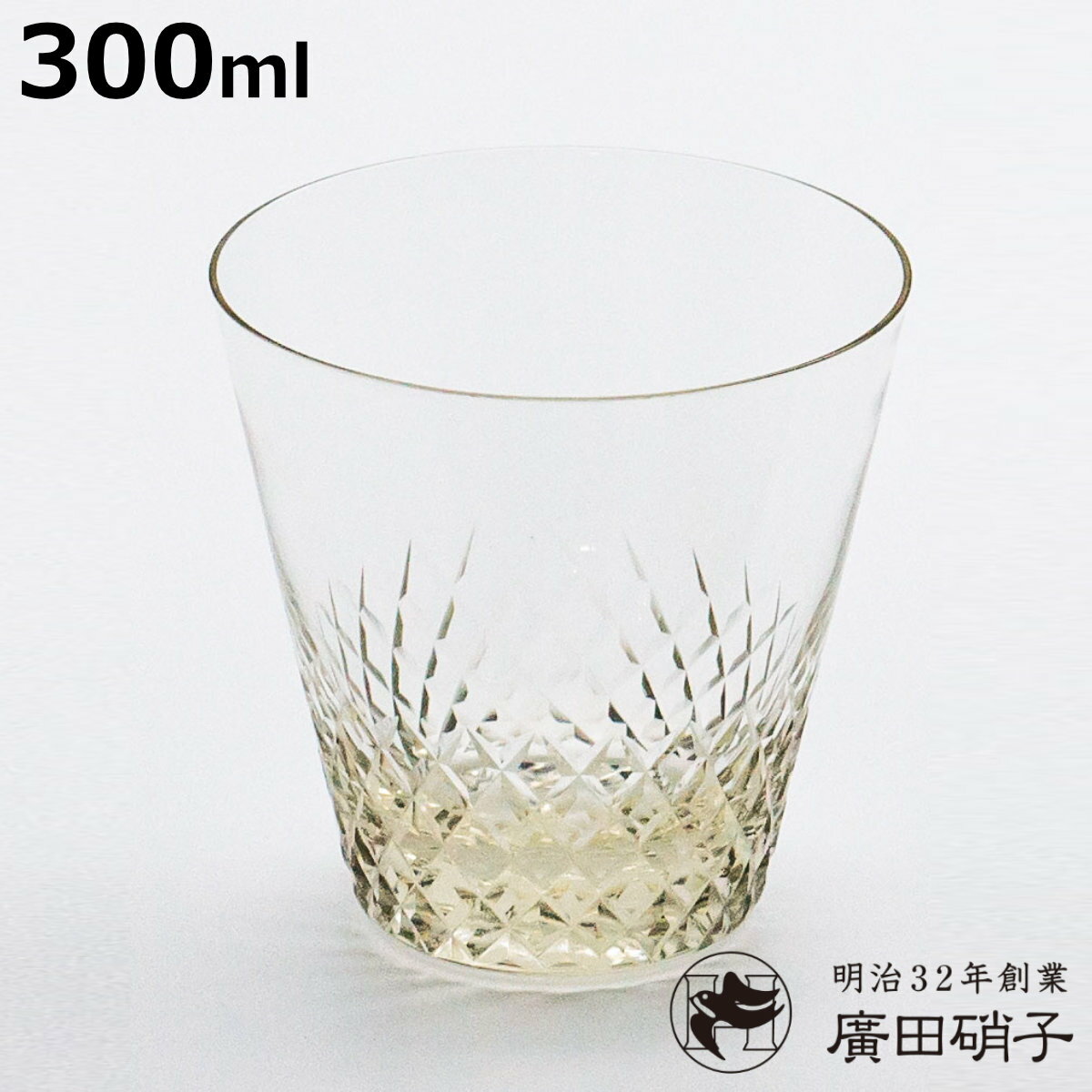 廣田硝子グラス300ml綾10オン...