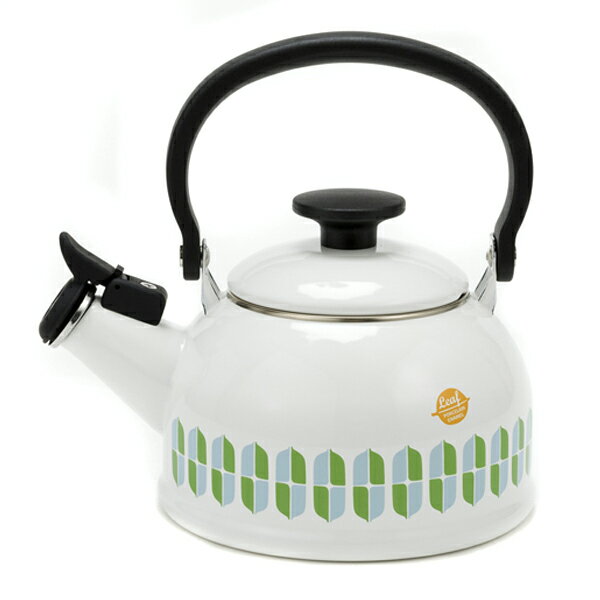 ケトル 1.6L リーフ 笛吹きケトル HoneyWare 富士ホーロー （ 送料無料 IH対応 ガス火対応 やかん ヤカン ホーロー製ケトル ホーローケトル 琺瑯ケトル 湯沸し IHケトル 調理器具 おしゃれ ハニーウェア ）【3980円以上送料無料】