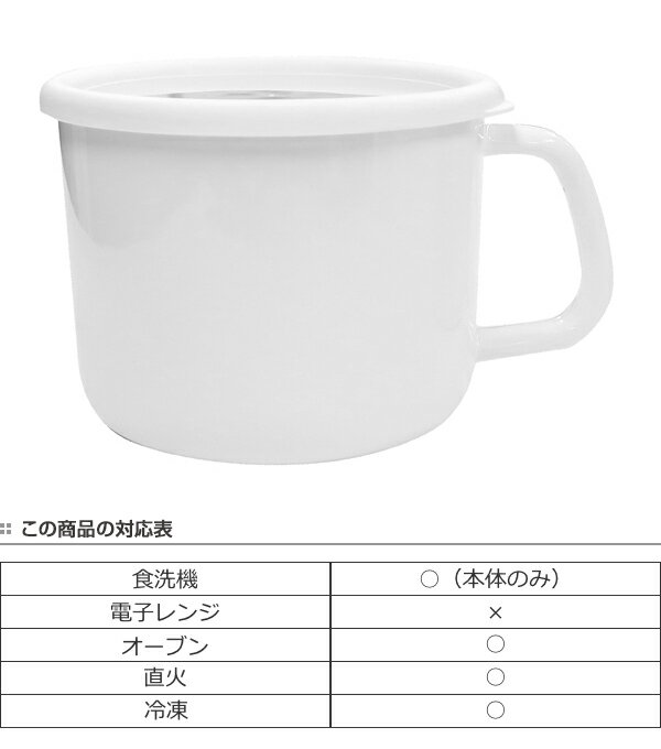 保存容器 ホーロー製 1.6L 丸型 富士ホーロー ストックポット 14cm Konte （ HoneyWare ホーロー容器 持ち手付き ストッカー 容器 フードコンテナ ぬか漬け 漬物容器 調味料容器 オーブン対応 おしゃれ 白 ）【3980円以上送料無料】