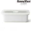 バターケース ホーロー製 450g HoneyWare 富士ホーロー ( バター容器 バター保存 バター用ケース 保存容器 ホーロー容器 琺瑯容器 琺瑯製品 角...