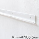 壁面収納 FKレール 幅106.5cm フィットラック ( 送料無料 棚柱 支柱 レール 106.5cm DIY ダボレール 収納 棚受け金具 棚受けレール ホ...