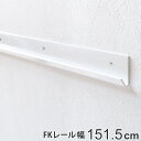 壁面収納 FKレール 幅151.5cm フィットラック ( 送料無料 棚柱 支柱 レール 約151.5cm DIY ダボレール 収納 棚受け金具 棚受けレール ...
