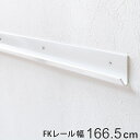 壁面収納 FKレール 幅166.5cm フィットラック ( 送料無料 棚柱 支柱 レール 166.5cm DIY ダボレール 収納 棚受け金具 棚受けレール ホ...