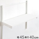 壁面収納 棚 幅45cm×奥行40cm TSセット フィットラック ( 棚板 木製 DIY 収納 可動棚 オープンラック 収納ラック 有効活用 収納スペース 壁...