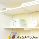 壁面収納 棚 幅75cm 奥行60cm フィットラック TSセット ( 送料無料 棚板 木製 DIY 収納 ホワイト 可動棚 オープンラック 収納ラック 有効活...