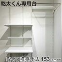 フィットラック 乾太くん専用台 KS1560CL36 取付け推奨寸法153cm〜 ( 壁面収納 乾燥機 台 収納 専用棚 収納ラック 収納棚 洗濯機上 衣類乾燥...