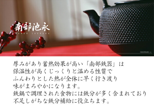 中華鍋新中華鍋木蓋付き30cm鉄製ガス火専用(送料無料南部鉄器南部池永鉄鍋広東鍋北京鍋中華なべ鉄製中華鍋両手中華鍋両手鍋中華料理鉄製鍋南部鉄器鍋蓋付きキッチン用品池永鉄工)【3980円以上送料無料】