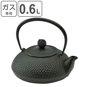 鉄瓶 満水容量 0.6L 宝寿 南部鉄瓶 やかん ケトル ( 送料無料 ガス火専用 ガス火 直火 0.5リットル 鉄器 南部鉄器 急須 ミニ 日本製 鉄分摂取 鉄分補給 鉄製 ティーポット 湯沸かし 茶器 お茶用品 茶道具 伝統工芸 )【3980円以上送料無料】