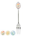 フォーク 13.5cm Fleur ステンレス ( ヒメフォーク ケーキフォーク フルーツフォーク カトラリー 洋食器 日本製 フルーツ デザート スイーツ エレガント おしゃれ 花柄 ) 【3980円以上送料無料】