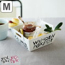 小物収納 M クラスケット with letters 小物ケース ( 小物入れ 収納ボックス 小物 収納 ケース バスケット コスメ 化粧品 小物収納ケース 白 ホワイト ロゴ 取っ手付き おしゃれ ) 【3980円以上送料無料】